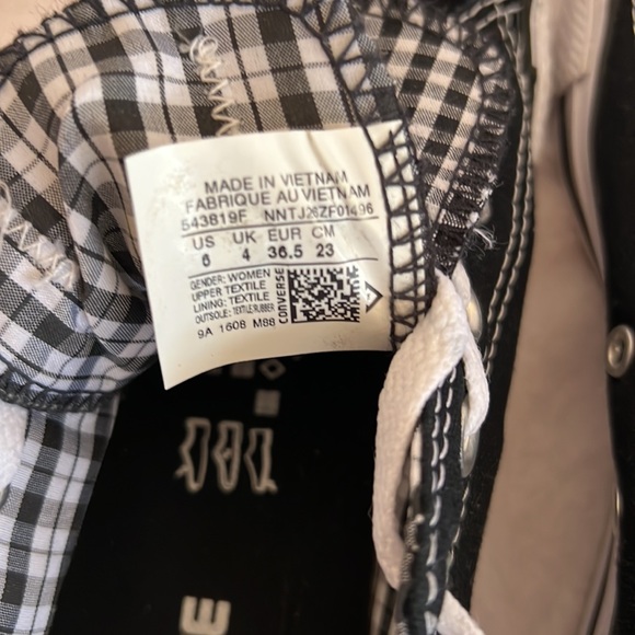 Converse All Stars shoes size 6 Black & white - Picture 7 of 7